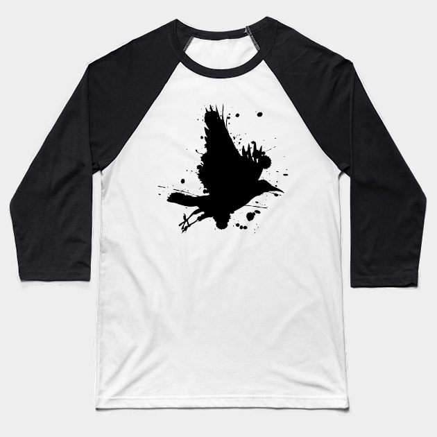 Raven Baseball T-Shirt by Erinpants